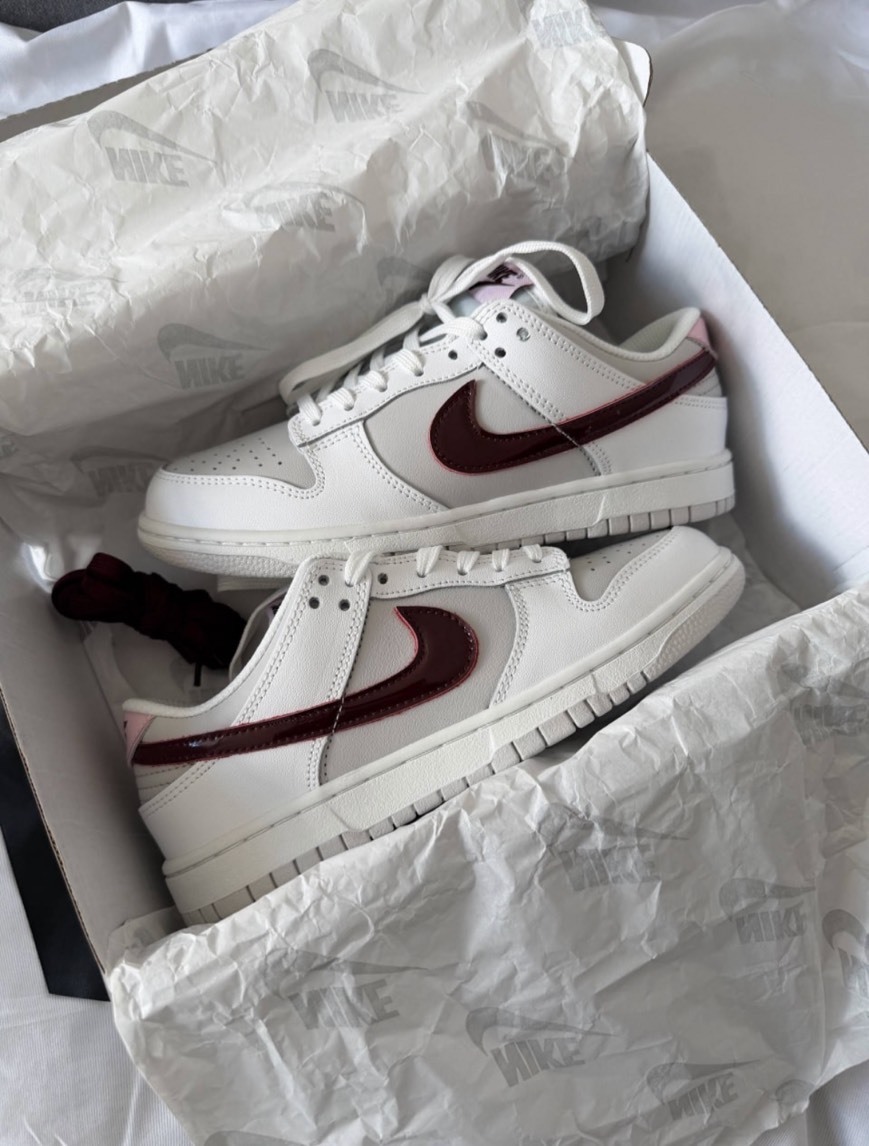 Nike Dunk LOW "Plum Chalk" 酒紅勾勾 板鞋 女款 IM6025121