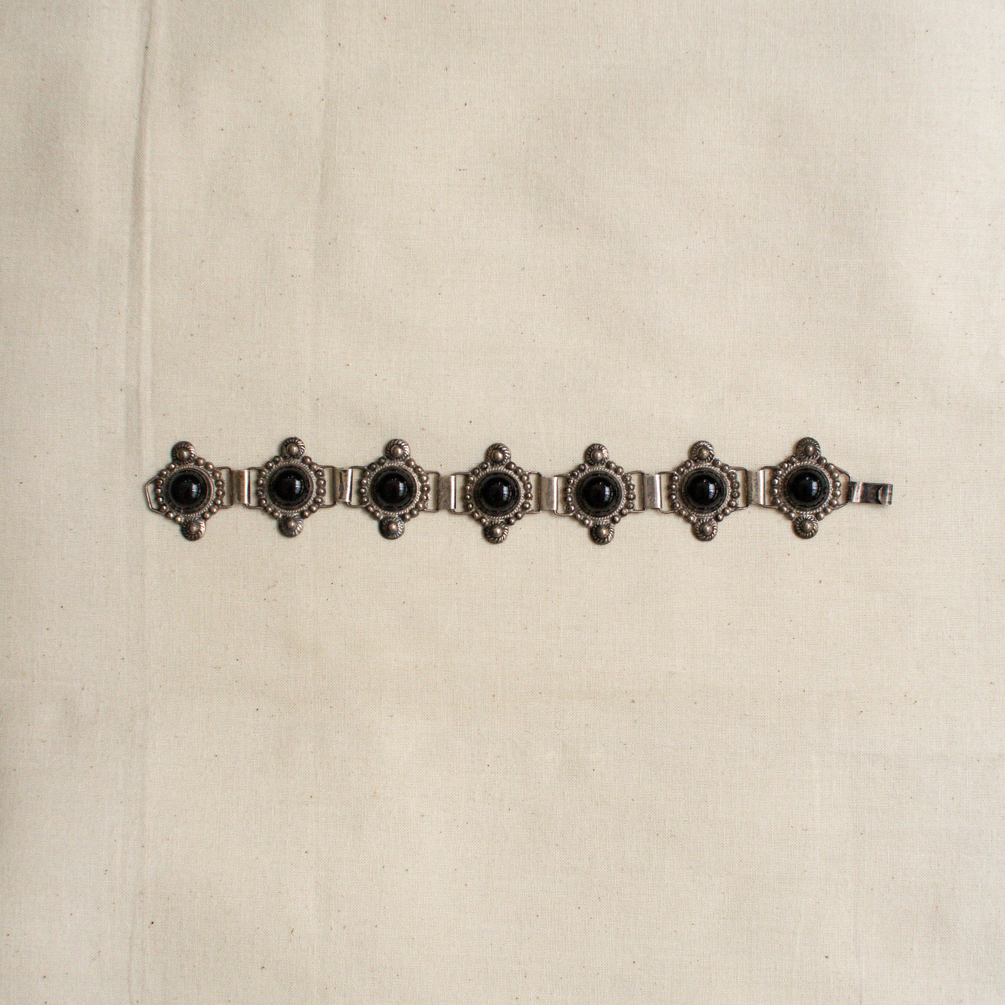 MEXICO STERLING SILVER BRACELET 墨西哥 純銀 礦石 手鏈 B