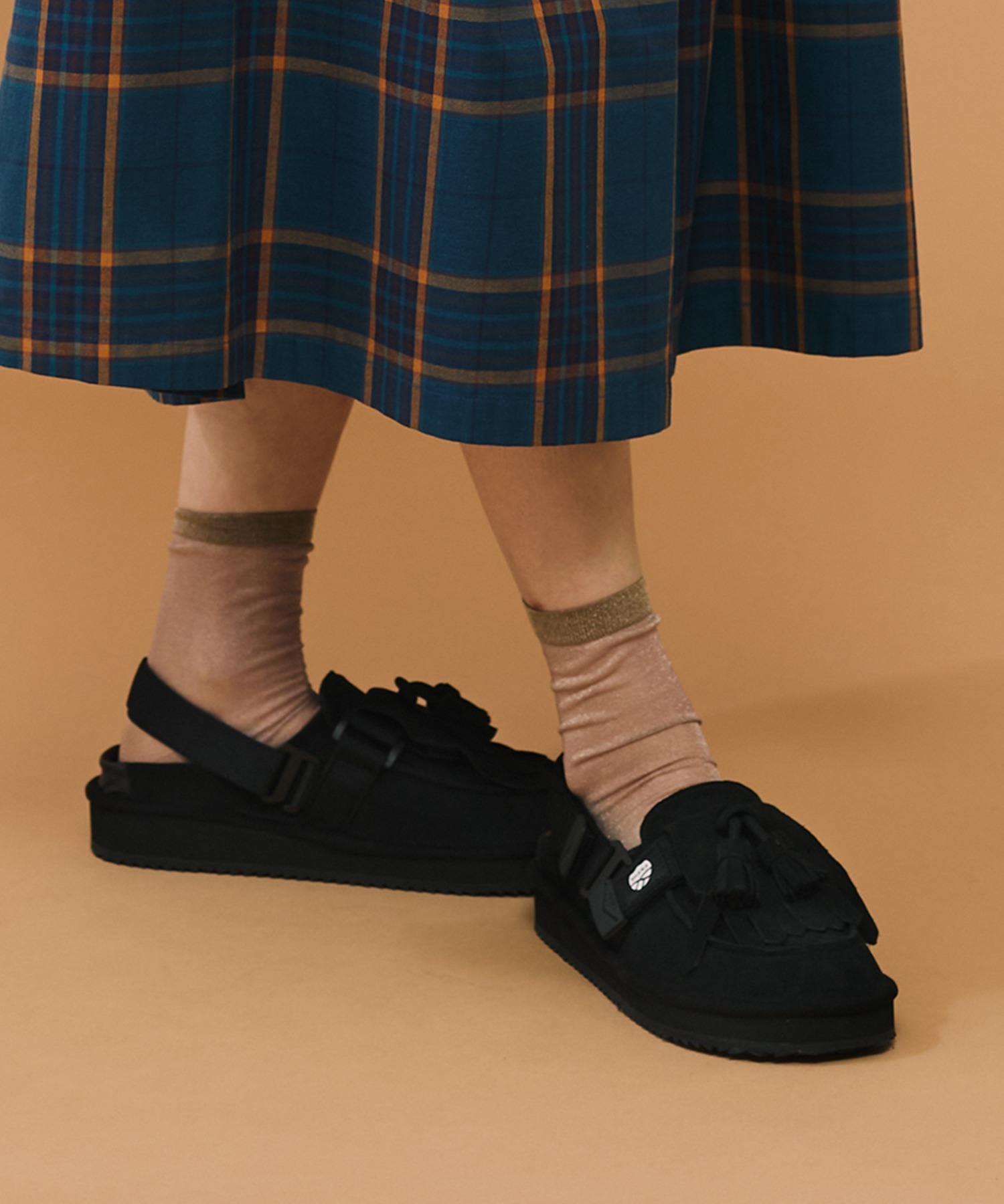 🇯🇵 SHAKA MOC MULE TASSEL SUEDE 莫卡辛 麂皮 流蘇 半拖鞋 涼鞋 穆勒鞋 懶人鞋 多穿法 4-WAY 黑色 男女鞋 / 預購