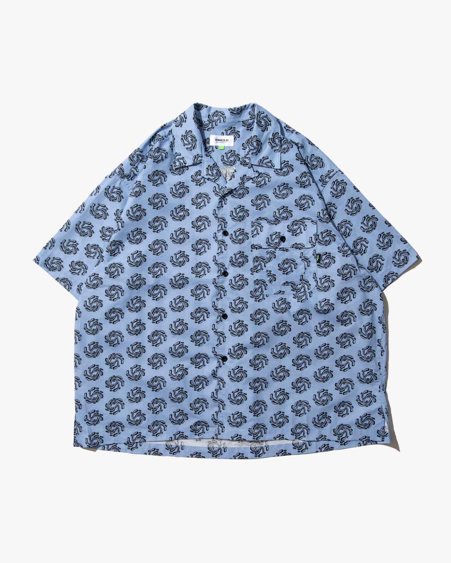 Demarcolab｜TORNADO CONTROL O/C SHIRT "BLUE"