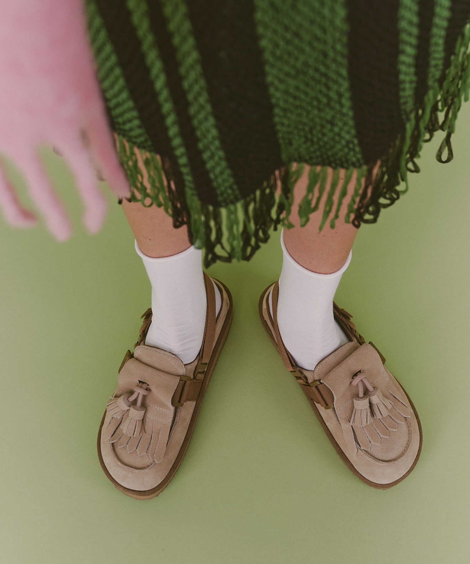 🇯🇵 SHAKA MOC MULE TASSEL SUEDE 莫卡辛 麂皮 流蘇 半拖鞋 涼鞋 穆勒鞋 懶人鞋 多穿法 4-WAY 奶茶 男女鞋 / 預購