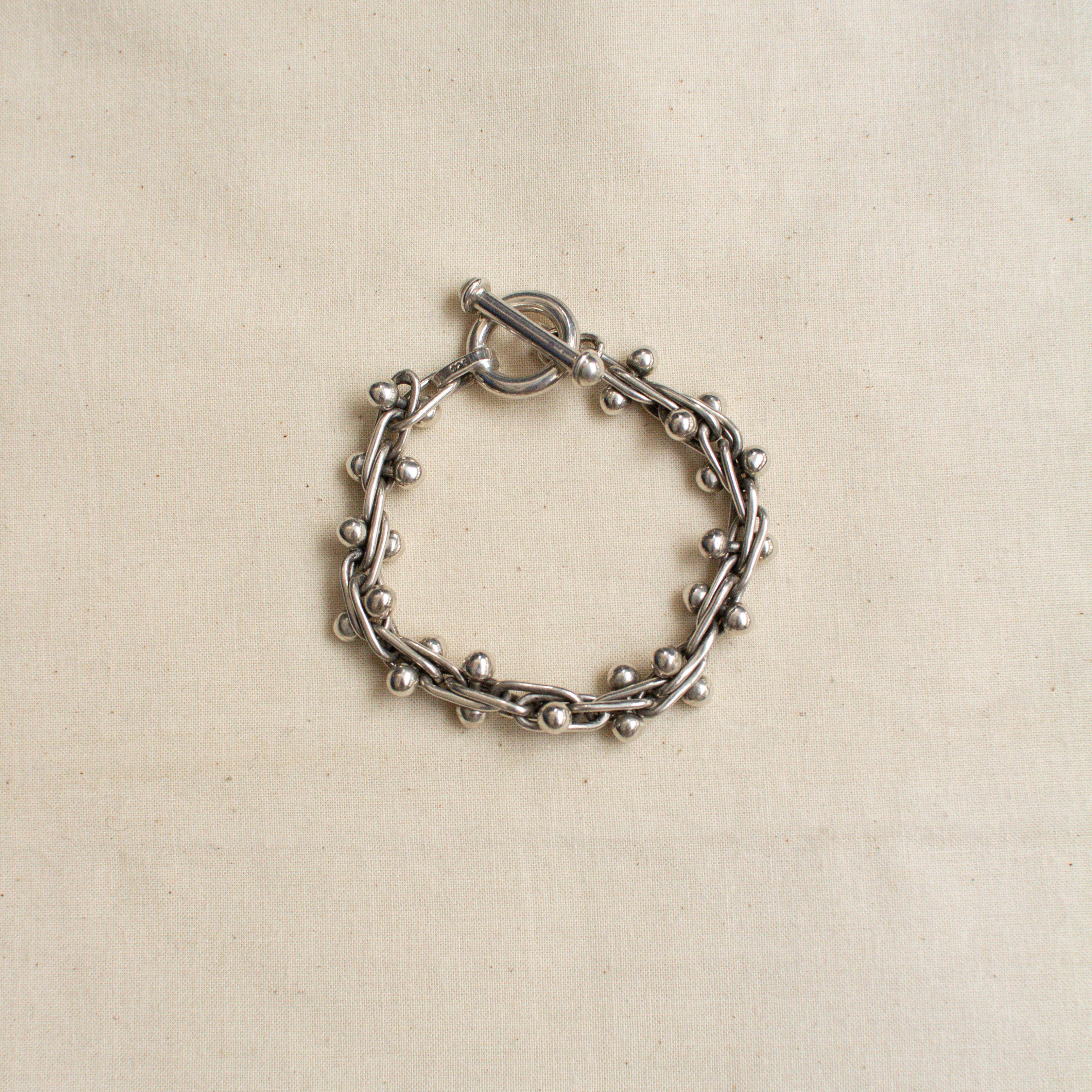 MEXICO STERLING SILVER BRACELET 墨西哥 純銀 手鏈 F