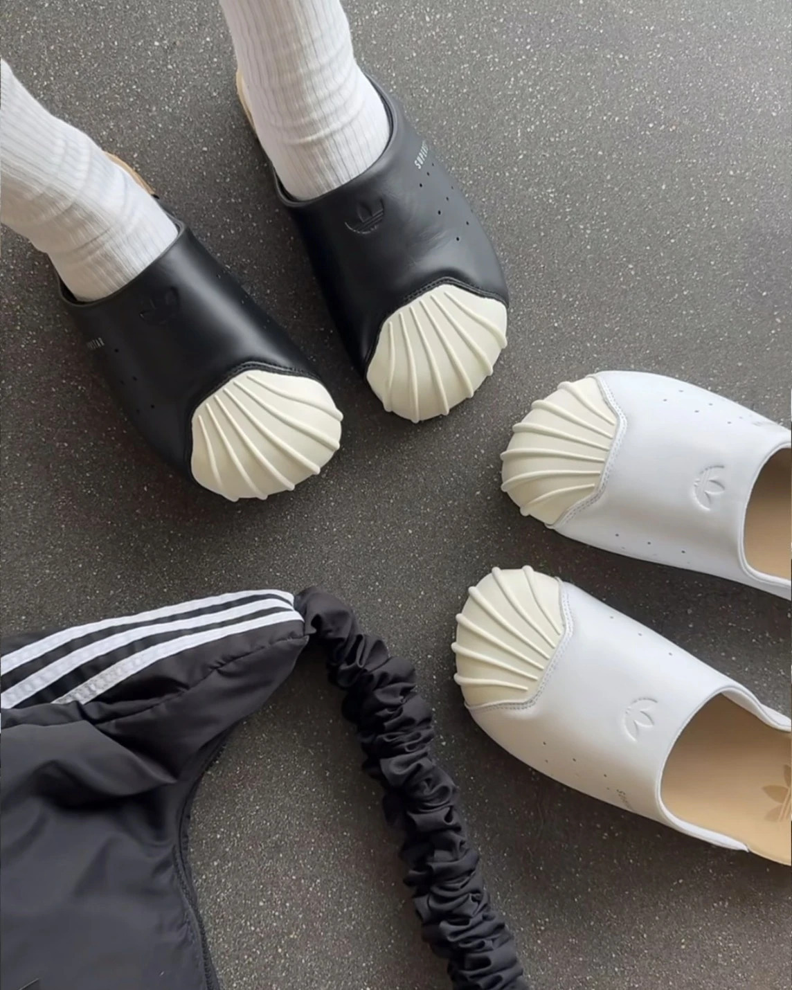 【逢甲 FUZZY】Adidas Adimule Superstar 穆勒鞋 黑白 LC0411 奶油白 LC0412