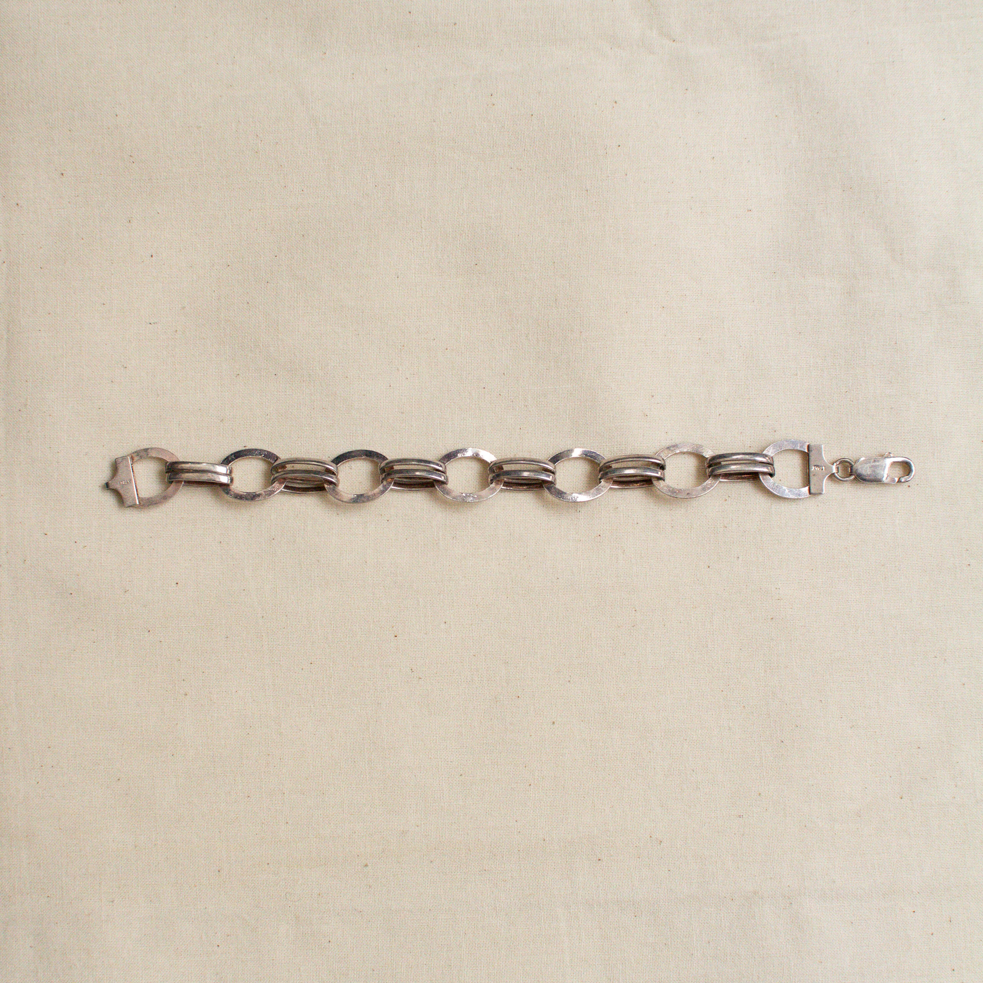 ITALY STERLING SILVER BRACELET 義大利 純銀 手鏈 I