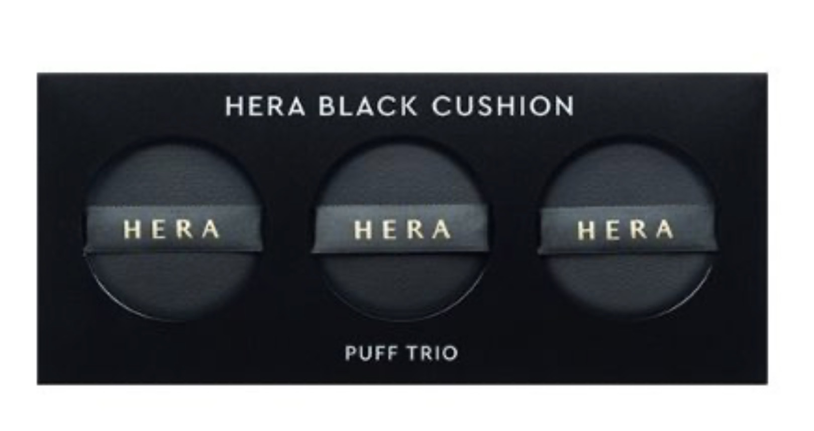 🈹🈹 【現貨】HERA BLACK CUSHION FOUNDATION PUFF TRIO 3 pic 🈹🈹