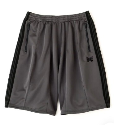 Needles track shorts 短褲 灰 S