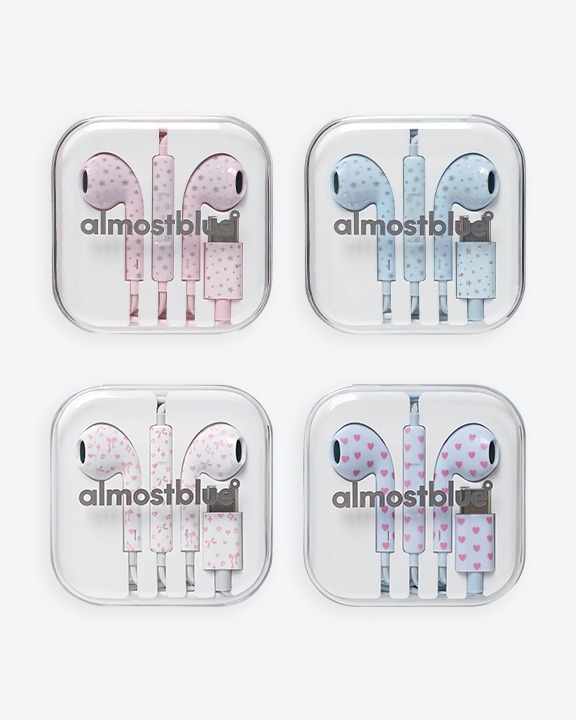 ALMOSTBLUE SNOW EARPHONES C-Type (Renewal)