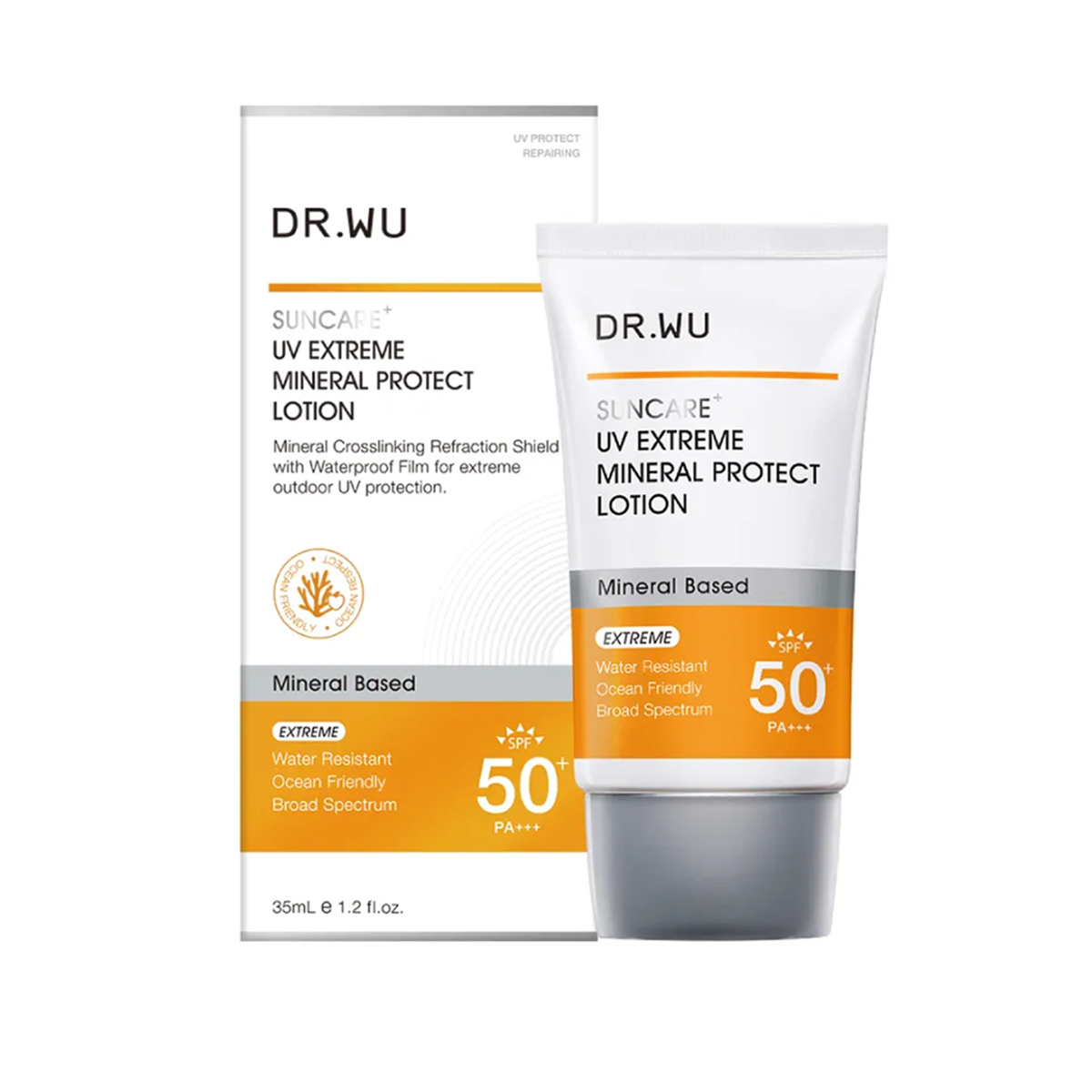 DR WU 低敏物理舒緩防曬乳35ml SPF50+ PA++++