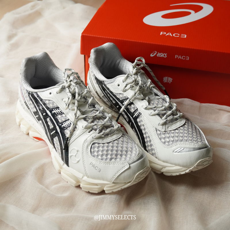 【預購】Pace × ASICS Gel-Kayano 12.1 Silver 白銀聯名跑鞋｜復古科技跑鞋 緩震支撐休閒運動鞋 男女同款｜1203B001-100