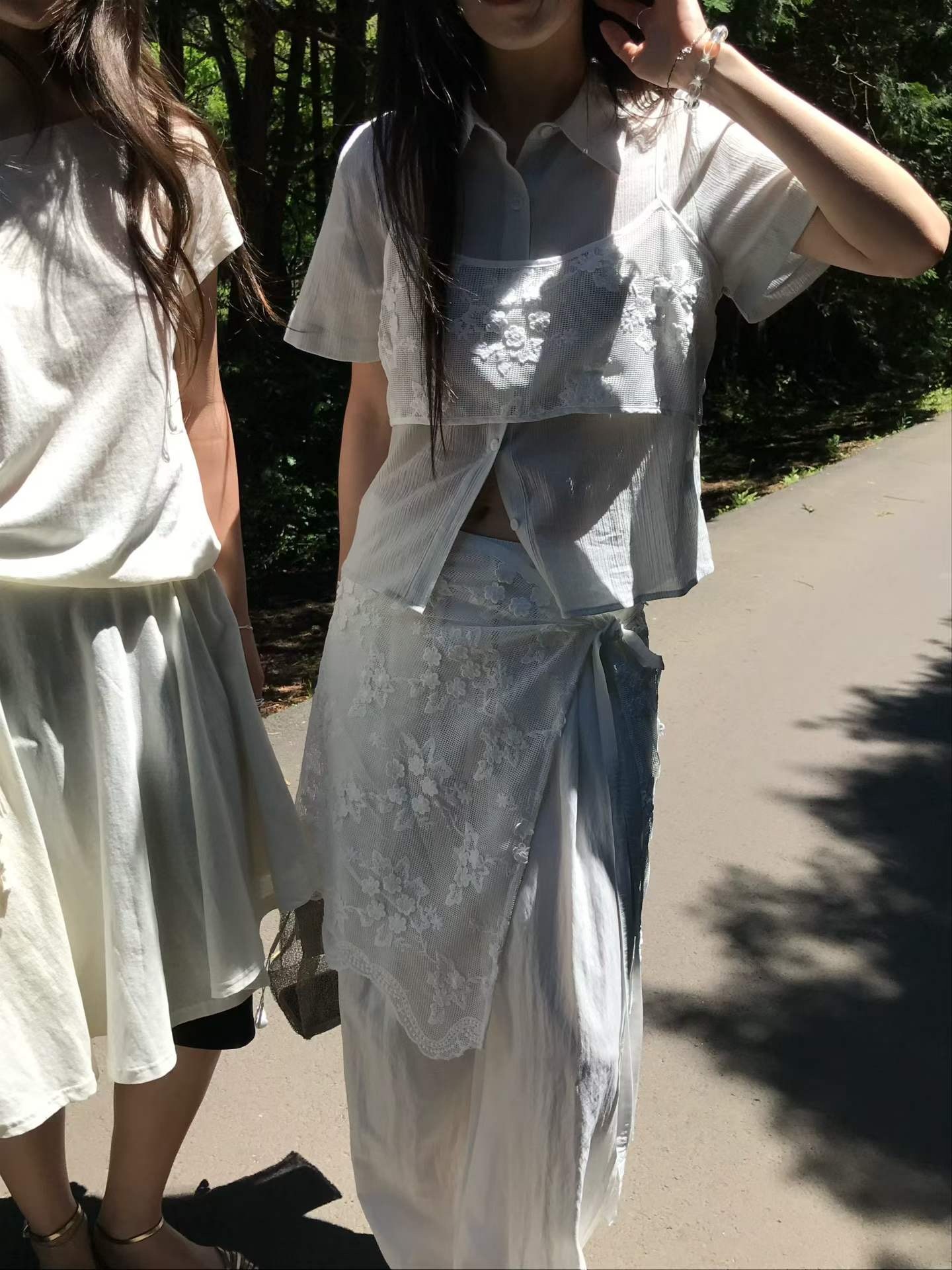 B03-質感蕾絲系列(黑/白)