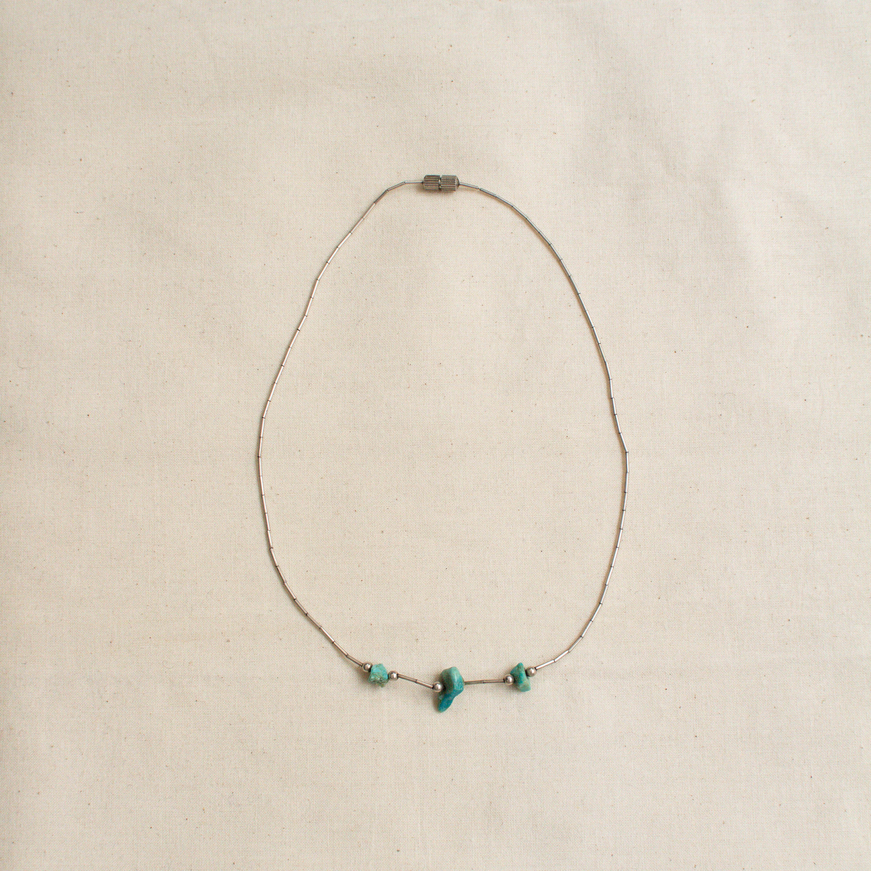 NATIVE AMERICAN NECKLACE 美國 原住民 松石 項鍊 B