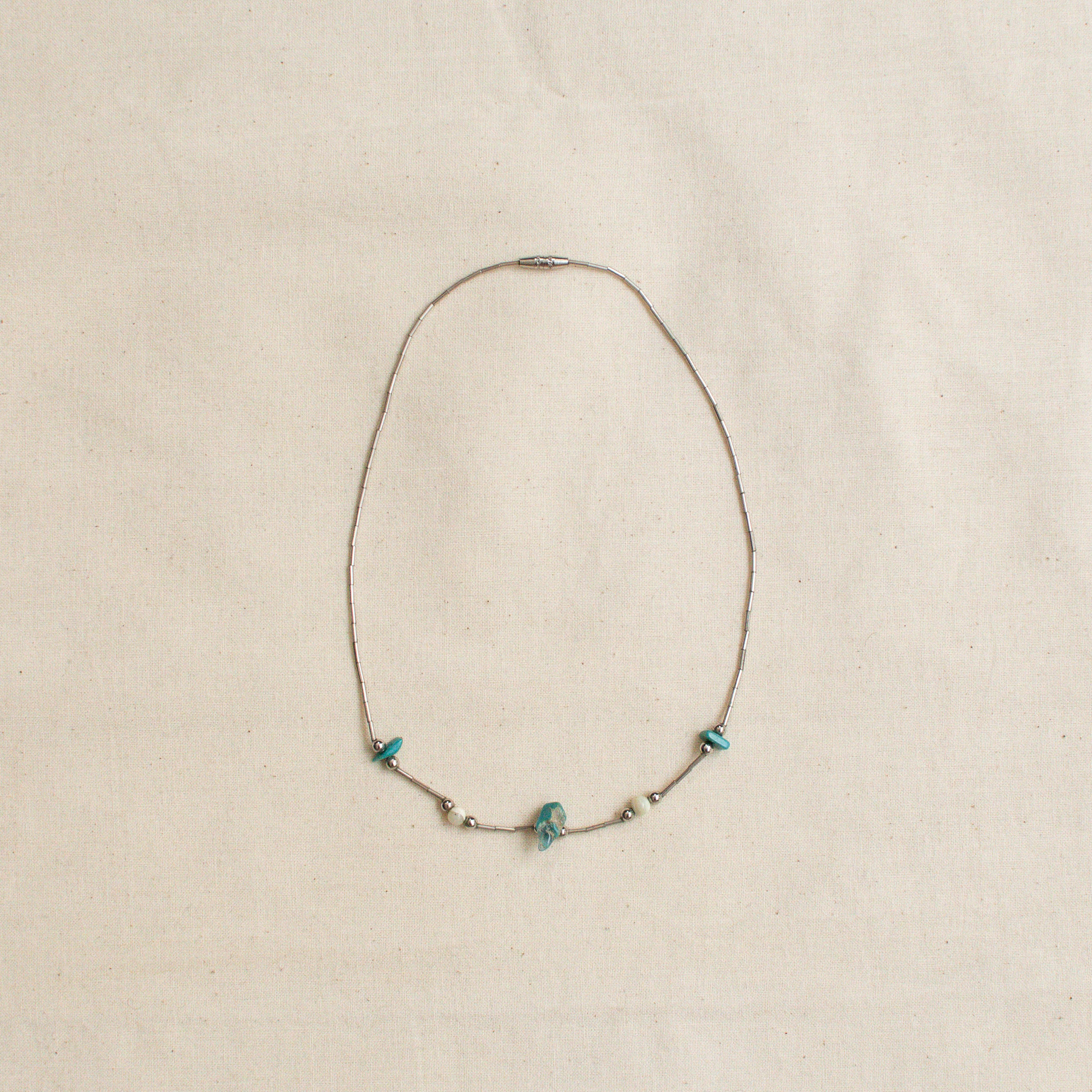 NATIVE AMERICAN NECKLACE 美國 原住民 松石 項鍊 C
