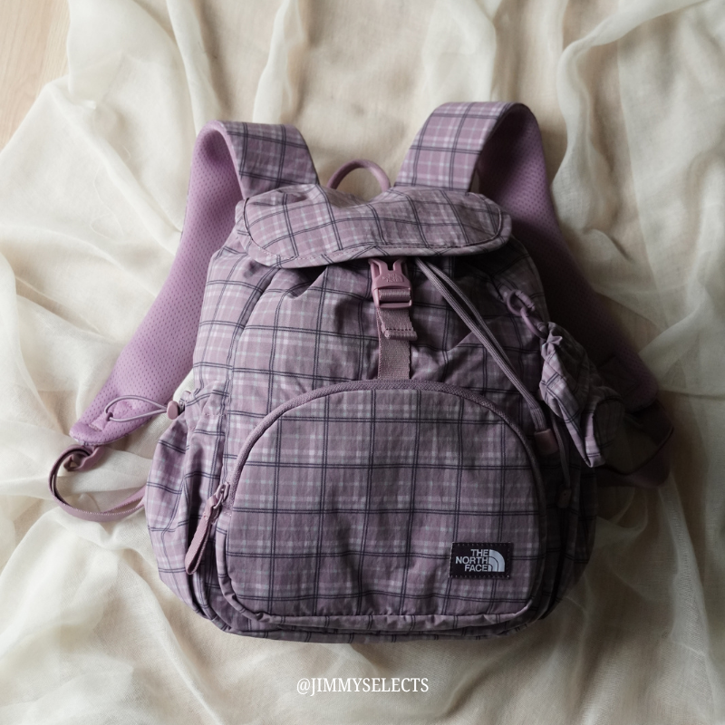 【代購】 THE NORTH FACE W'S BREEZE BACKPACK 輕量格紋翻蓋後背包 NM2DS19