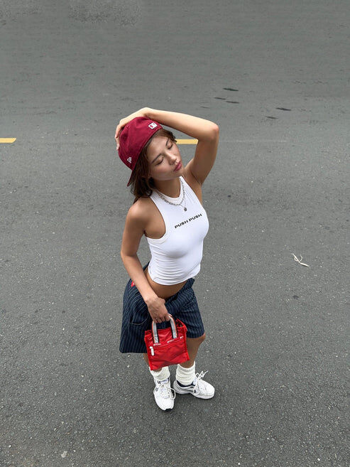 （現貨）越南品牌 Push push 官方授權經銷 MESH TANK TOP logo款 女生 背心 Push17