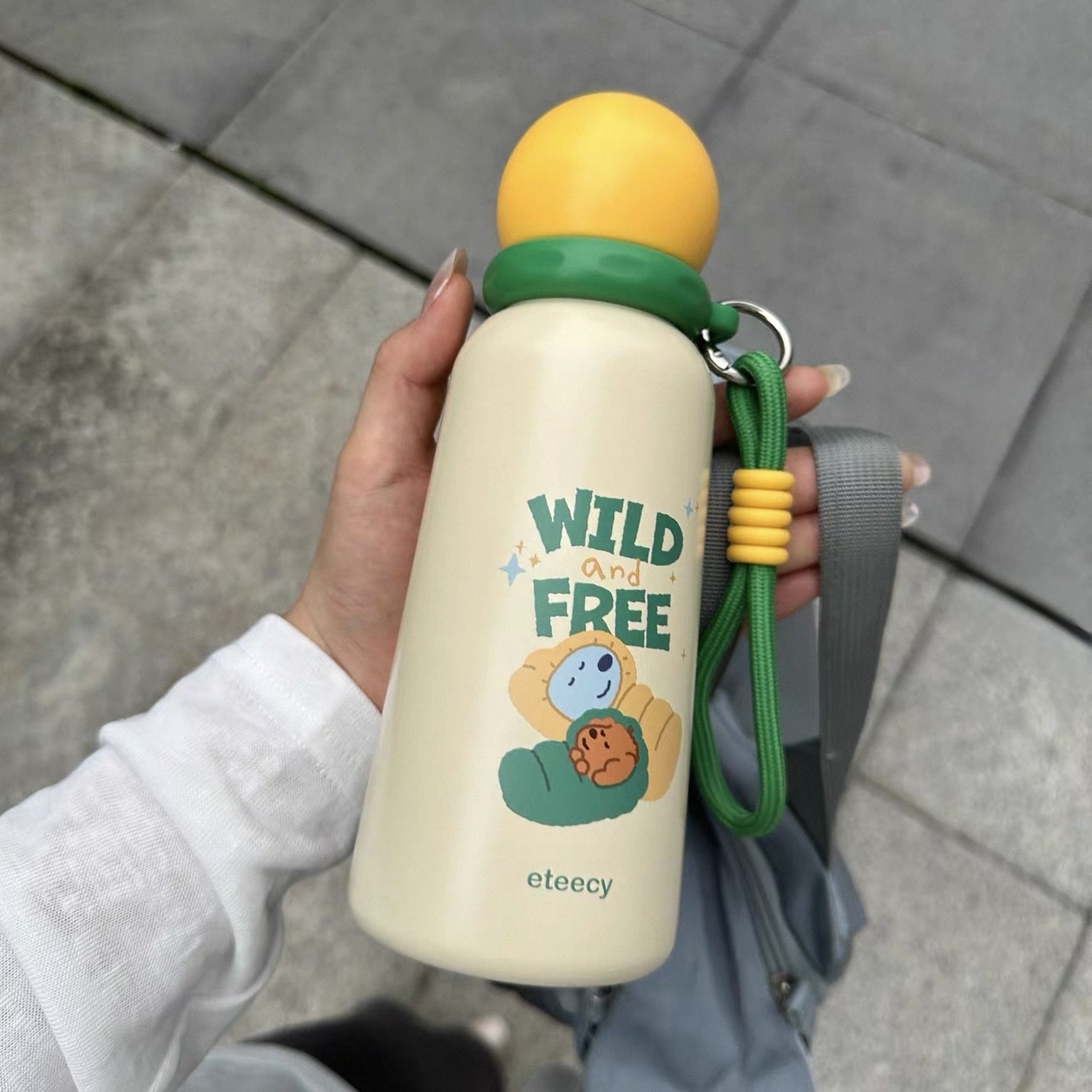 ETEECY 治癒小狗星球 保溫杯 380ML