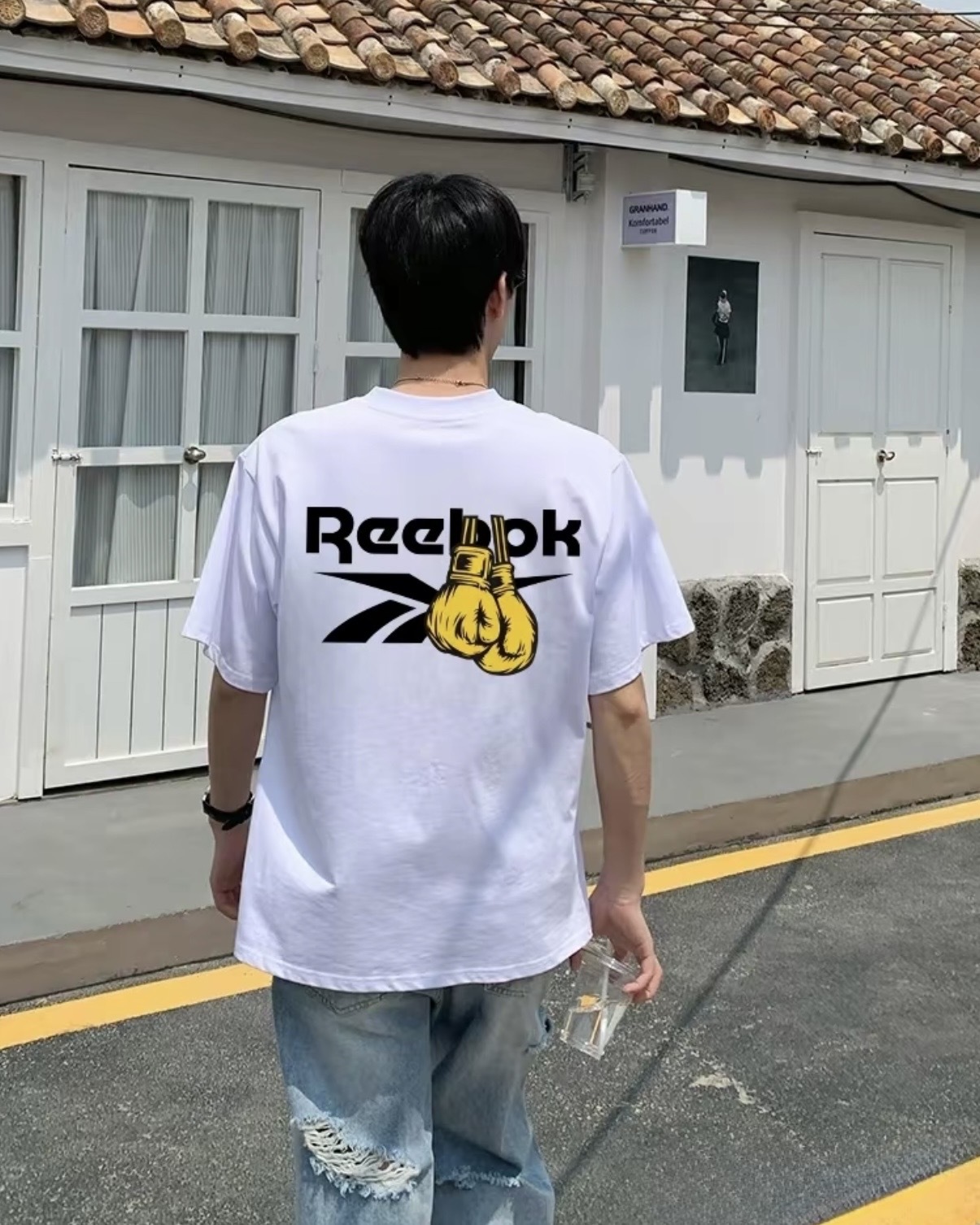 預購 Reebok 280g 高磅數 「拳擊手套」短T