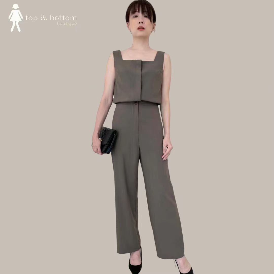 STRAP BUTTON BLOUSE