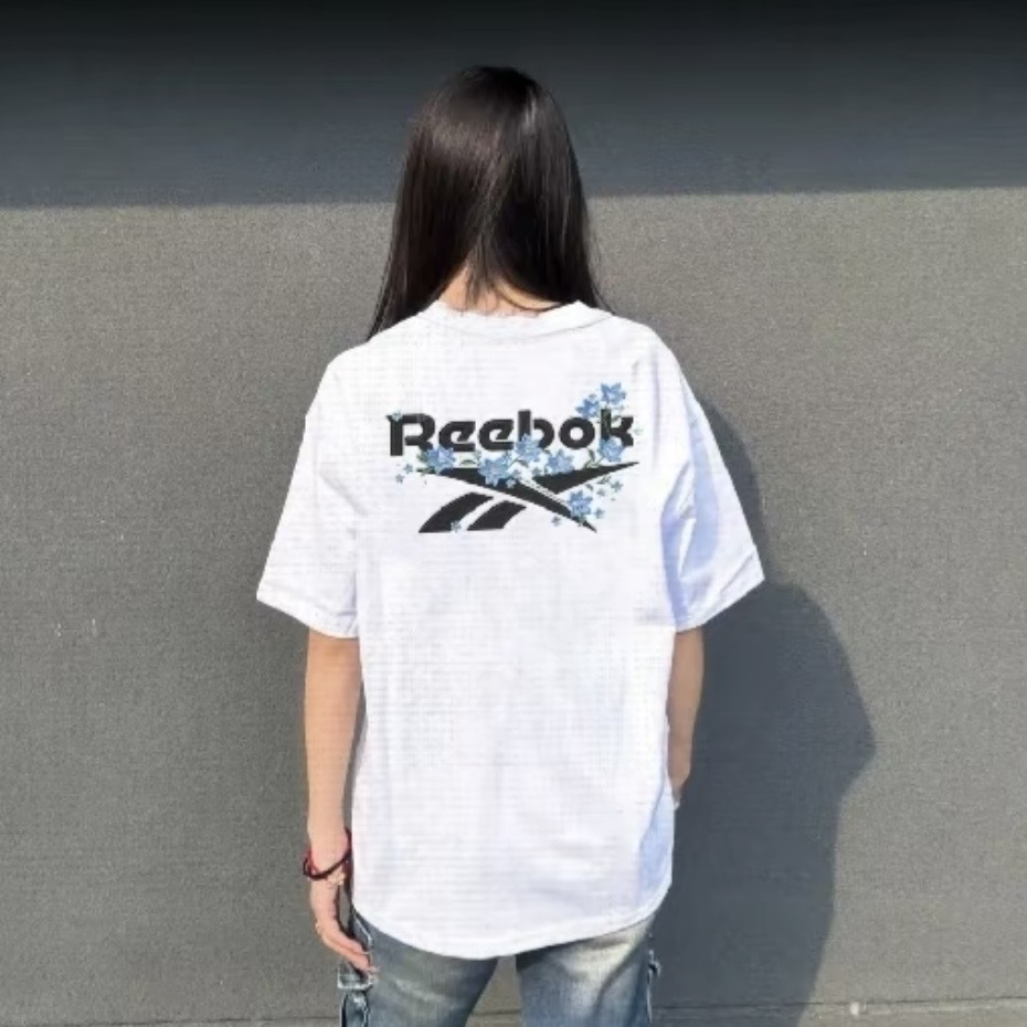預購 Reebok 280g 高磅數 「藍色花卉」短T