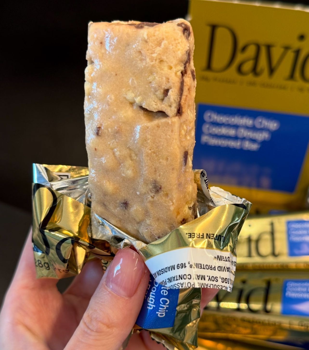 [PB03] [常温] 美國蛋白棒 David Protein Bar Gold