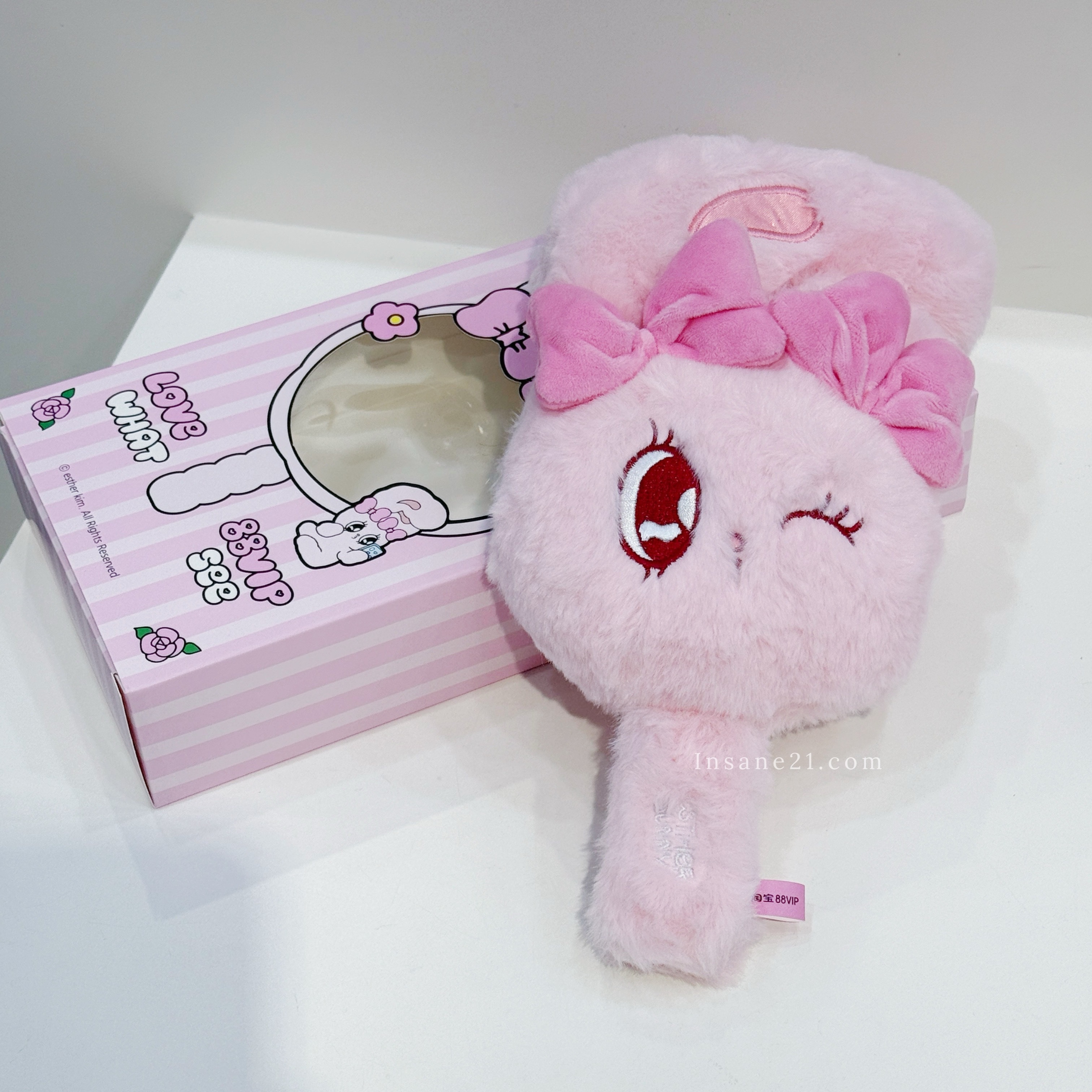ESTHER BUNNY 艾絲樂小兔 愛自己魔鏡 絨毛鏡子