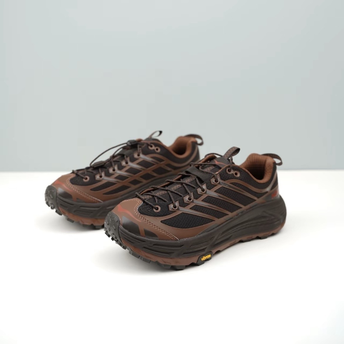 【代購】HOKA ONE ONE Mafate Three 2  黑棕配色｜Vibram®黃金大底｜男女同款