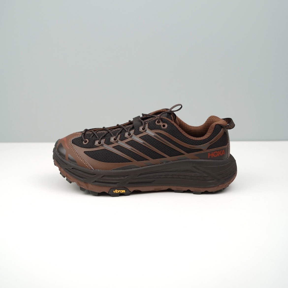 【代購】HOKA ONE ONE Mafate Three 2  黑棕配色｜Vibram®黃金大底｜男女同款