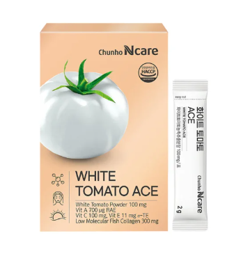 SS260609-T12 CHUNHO NCAREWHITE TOMATO POWDER 100MG, 2GX30白番茄粉 30 Packets (買一送一，共兩盒） EXP:2027/12/2