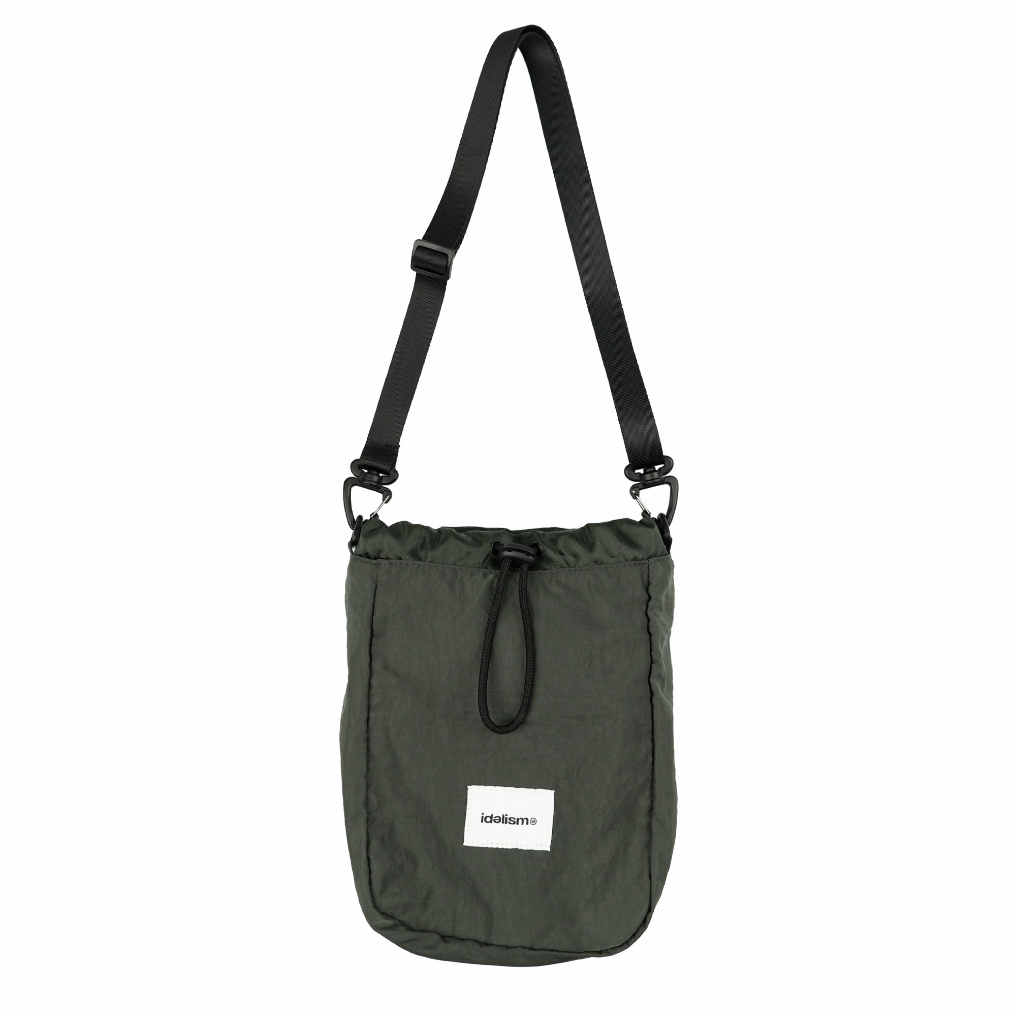 idealism｜ID26014 - Logo Shoulder Bag (Gray/Yellow/Purple)