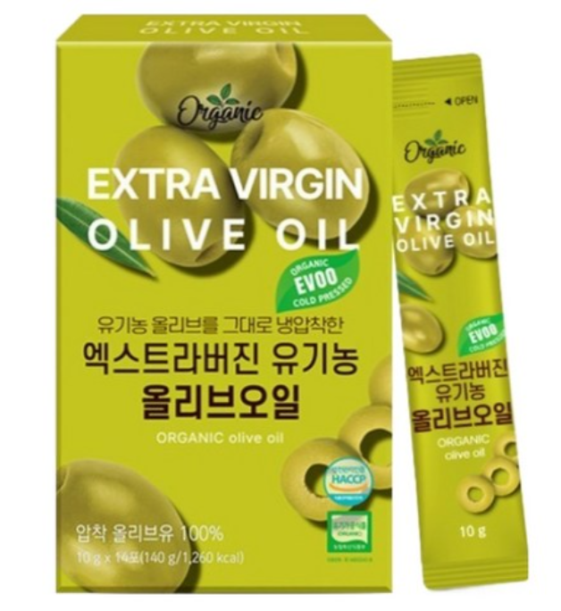 SS260609-T14 CHUNHO NCAREEXTRA VIRGIN OLIVE OIL, 10GX14有機橄欖油 14 Packets (買一送一，共兩盒） EXP:2028/3/31