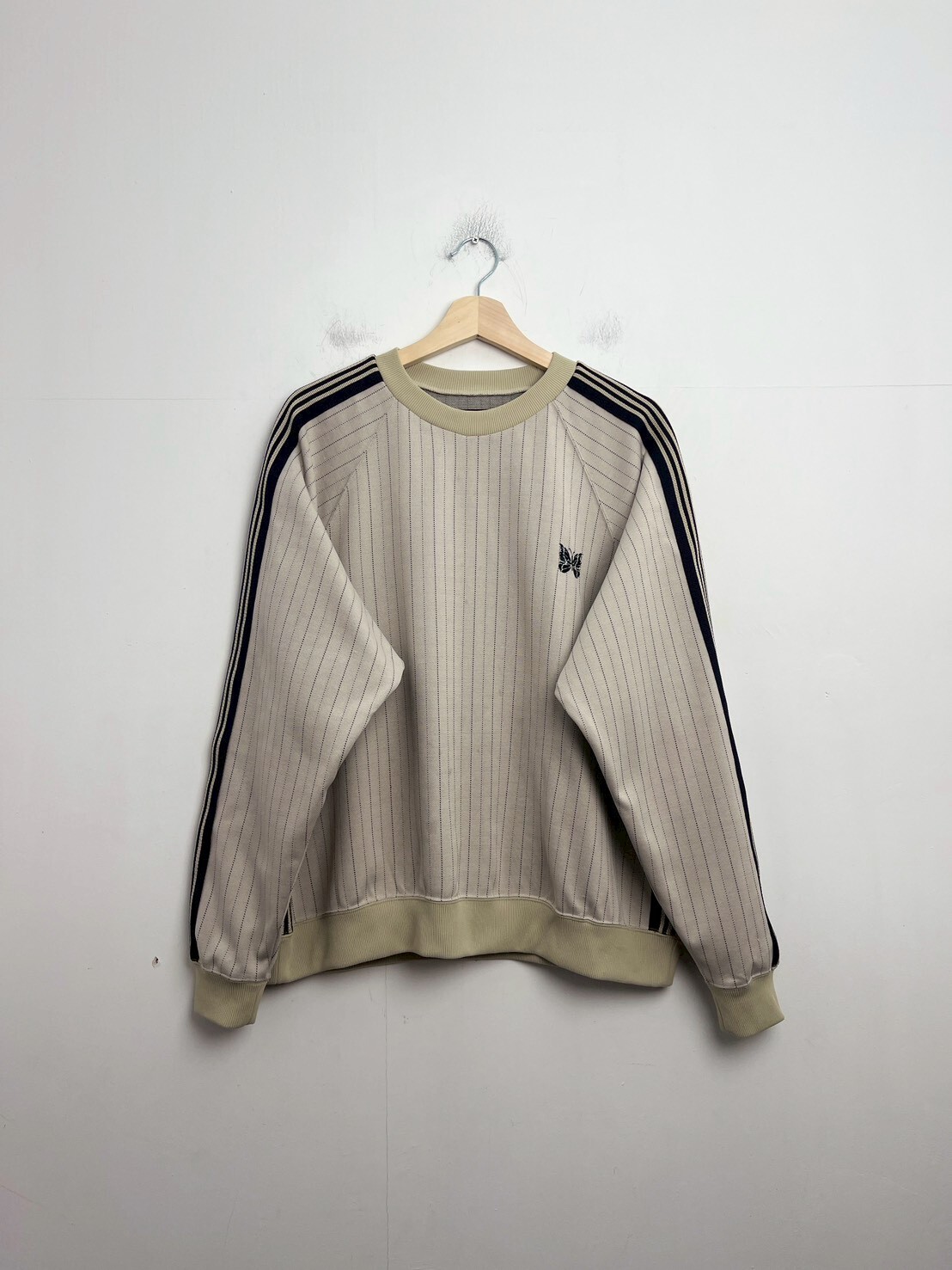 NEEDLES  別注 TRACK CREW NECK SHIRT - POLY JQ SIZE M