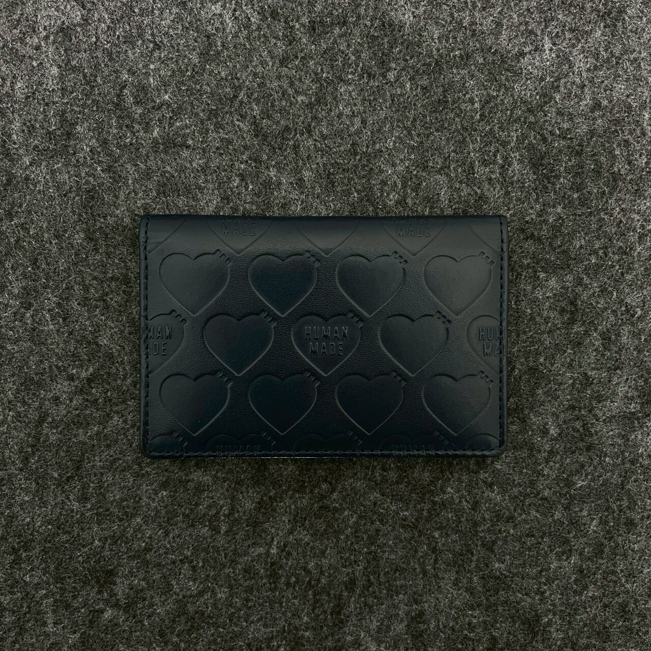 HUMAN MADE 23AW LEATHER CARD CASE NAVY