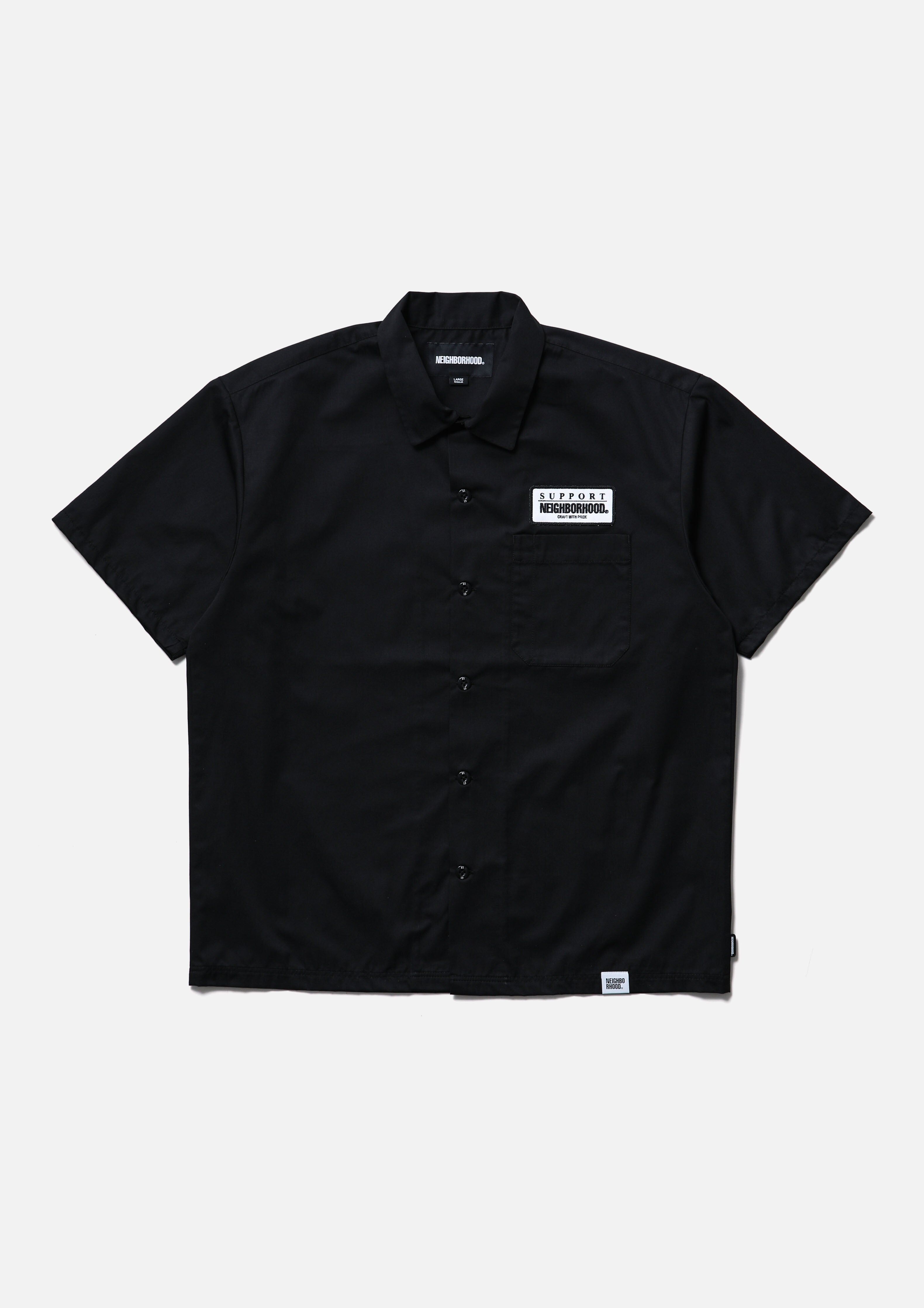 『代購+現貨商品』2026SS NEIGHBORHOOD NBHD CLASSIC WORK SHIRT SS-1 工作 貼布 短袖 襯衫 現貨 261TSNH-SHM02