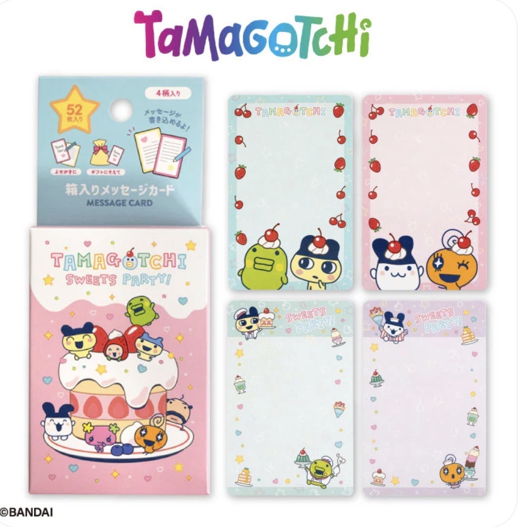 JP 他媽哥池 甜品版 造型 Message Card 52枚 粉 2481 TK260607