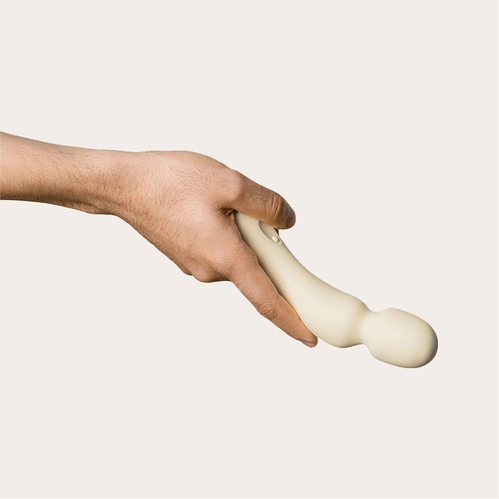 Dame Min Mini Wand Vibrator Butter