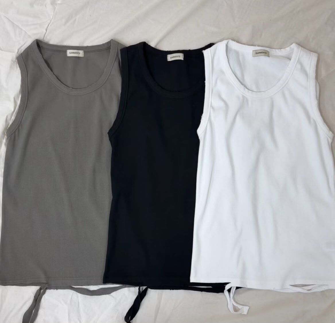 淨色破邊背心 GARMENTS-088V