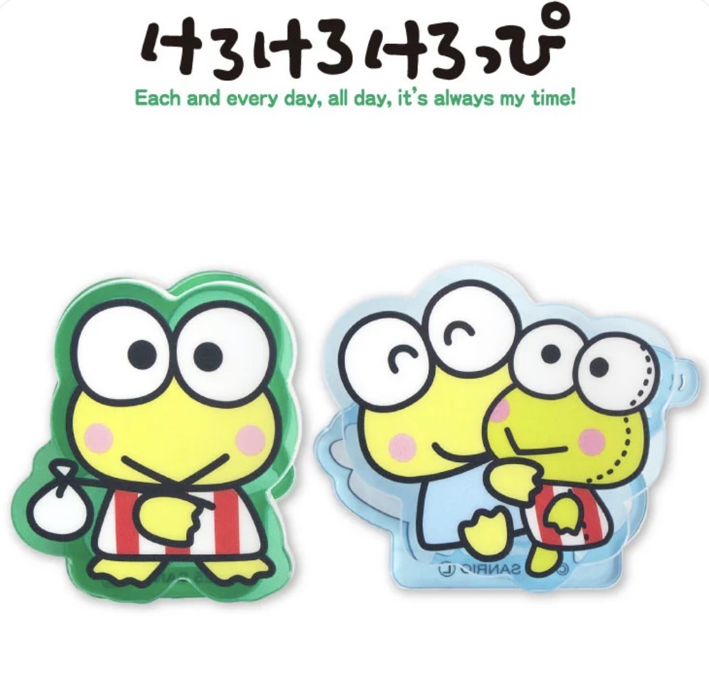 JP Keroppi 亞加力膠夾仔 2件裝 4037 TK260607