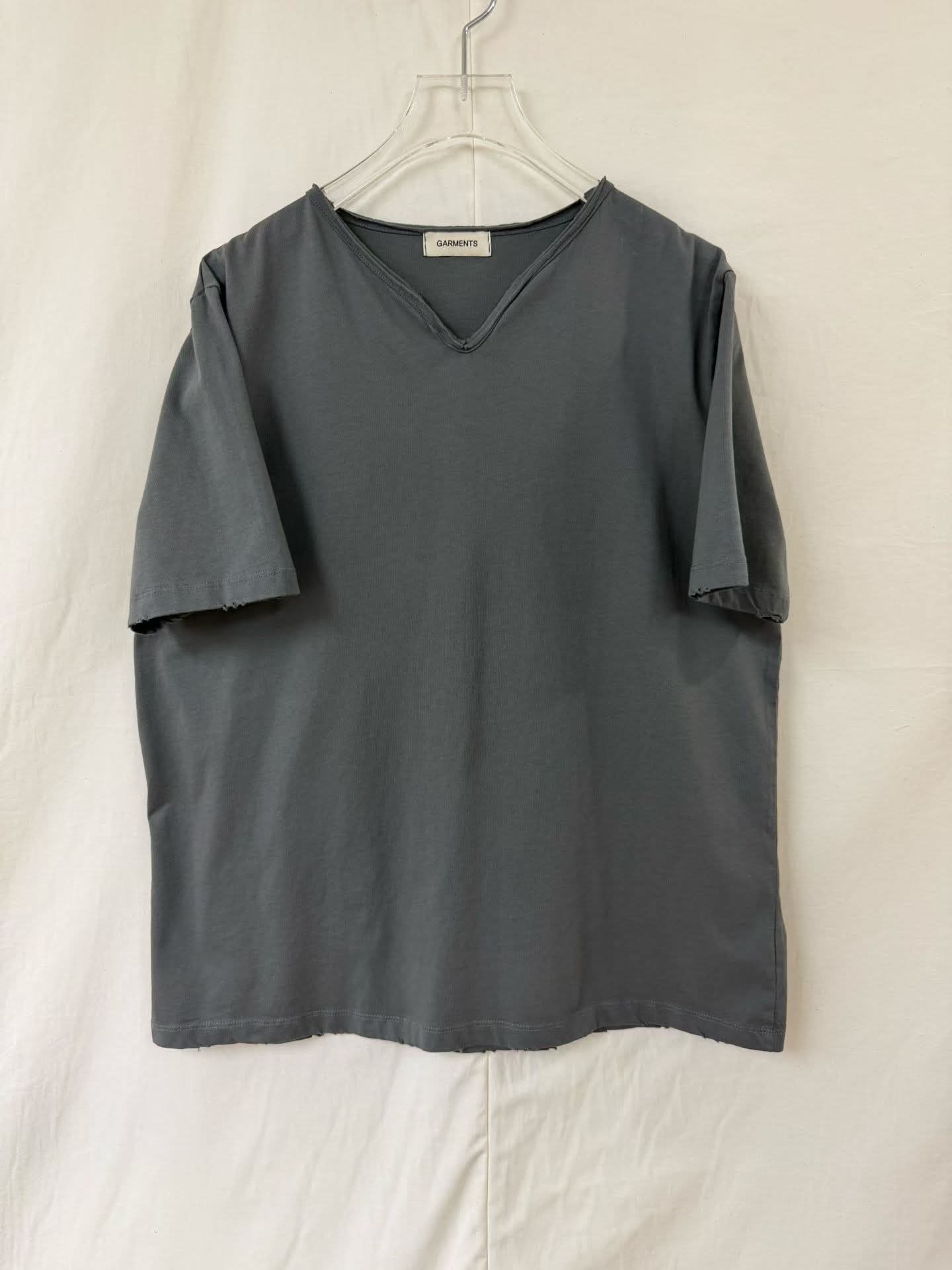 淨色V領短袖Tee GARMENTS-089T