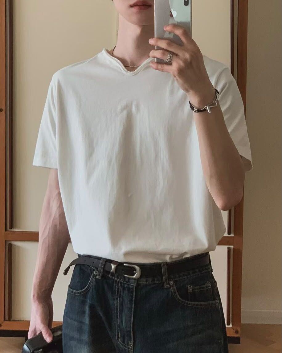 淨色V領短袖Tee GARMENTS-089T