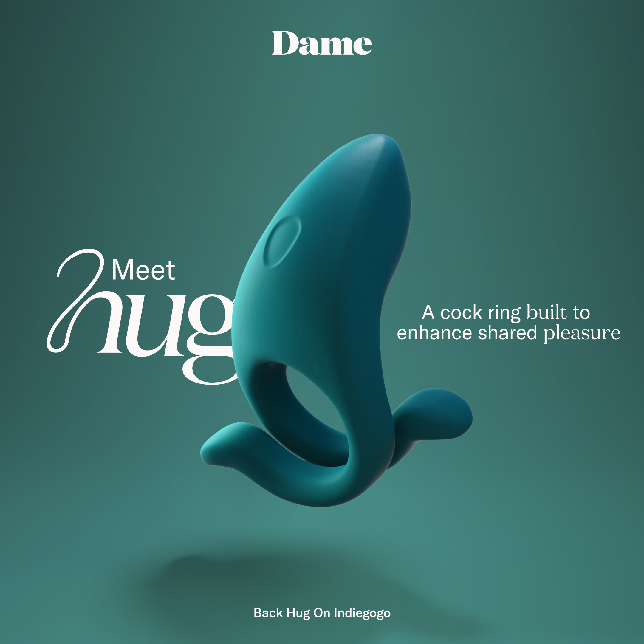 Dame Hug,dame,美國 dame,dame products,美國 dame products,情趣用品,情趣玩具,陰莖環,震動環,震動陰莖環,屌環,精力環