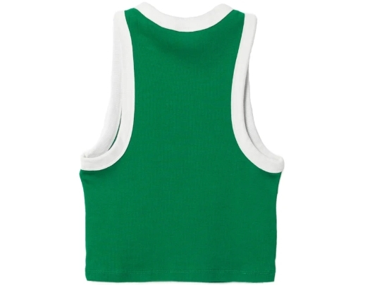 【APEE】BABY DOPPY EMBROIDERY CROP TANK TOP