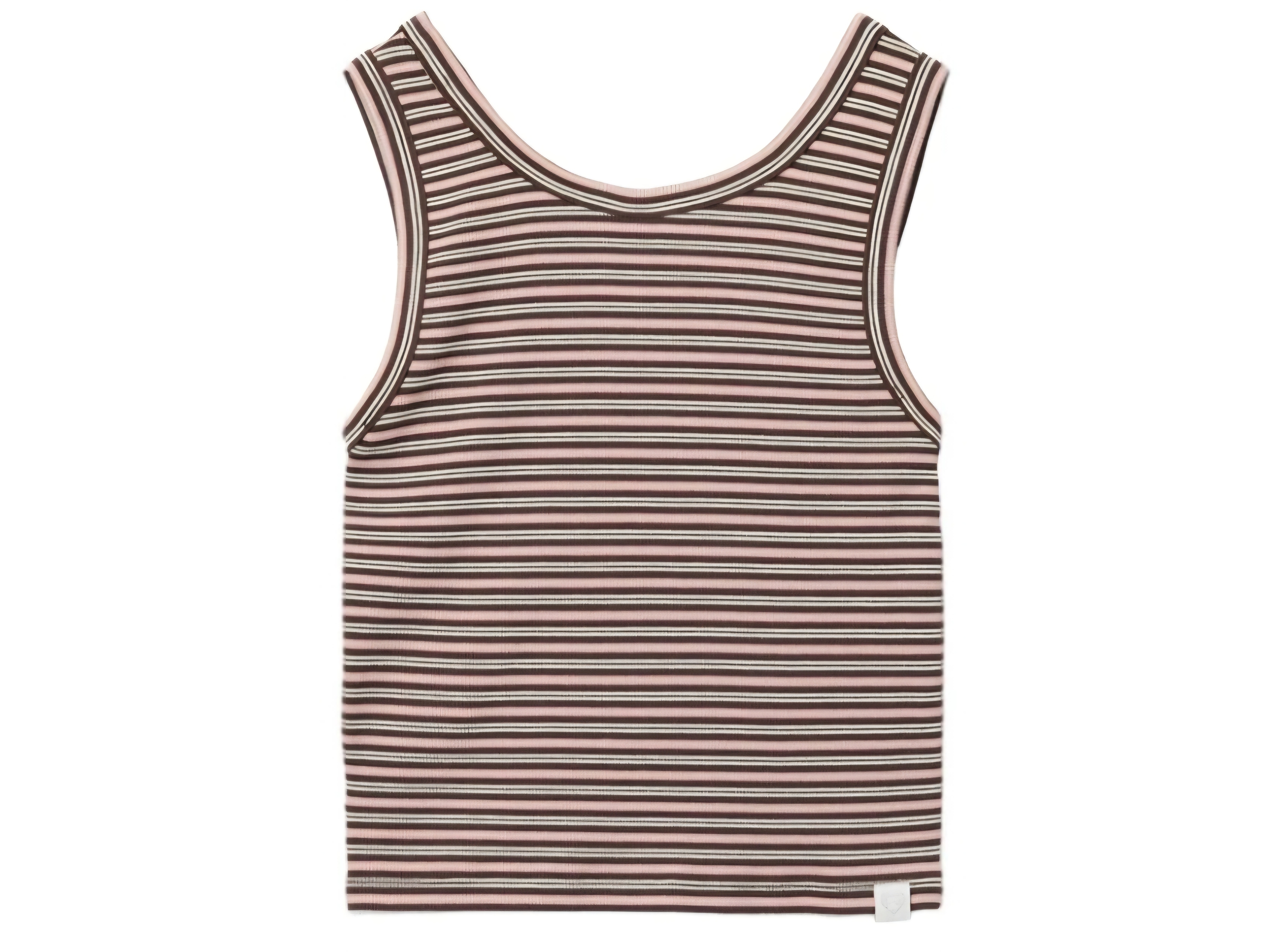 【APEE】APEE EMBROIDERY STRIPE TANK TOP #1