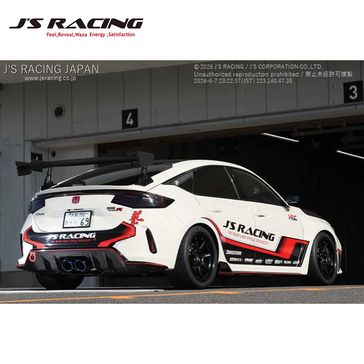 J'S RACING 全鈦排氣管 HONDA CIVIC TYPE R FL5