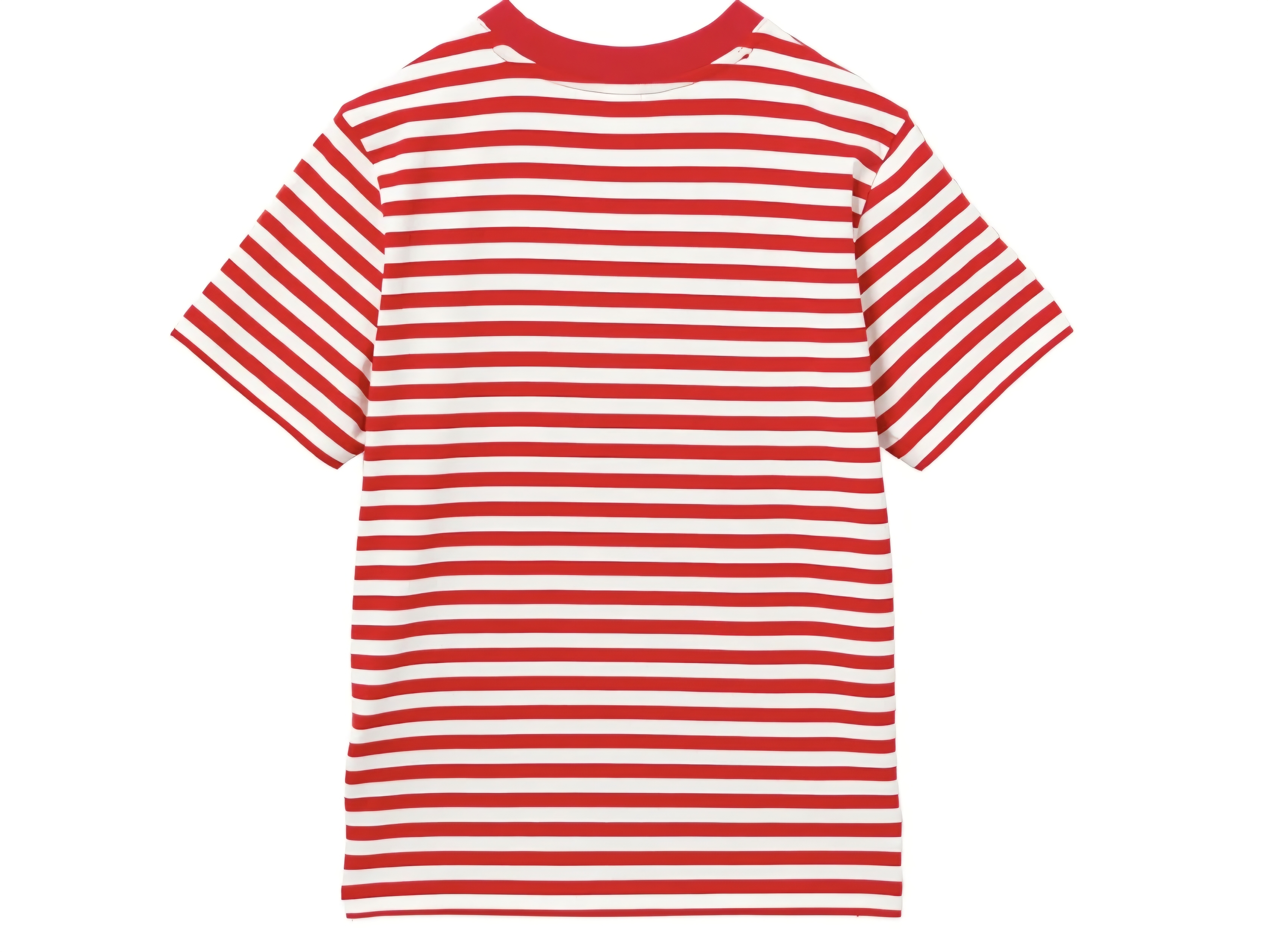 【APEE】HEART BADGE STRIPED TEE