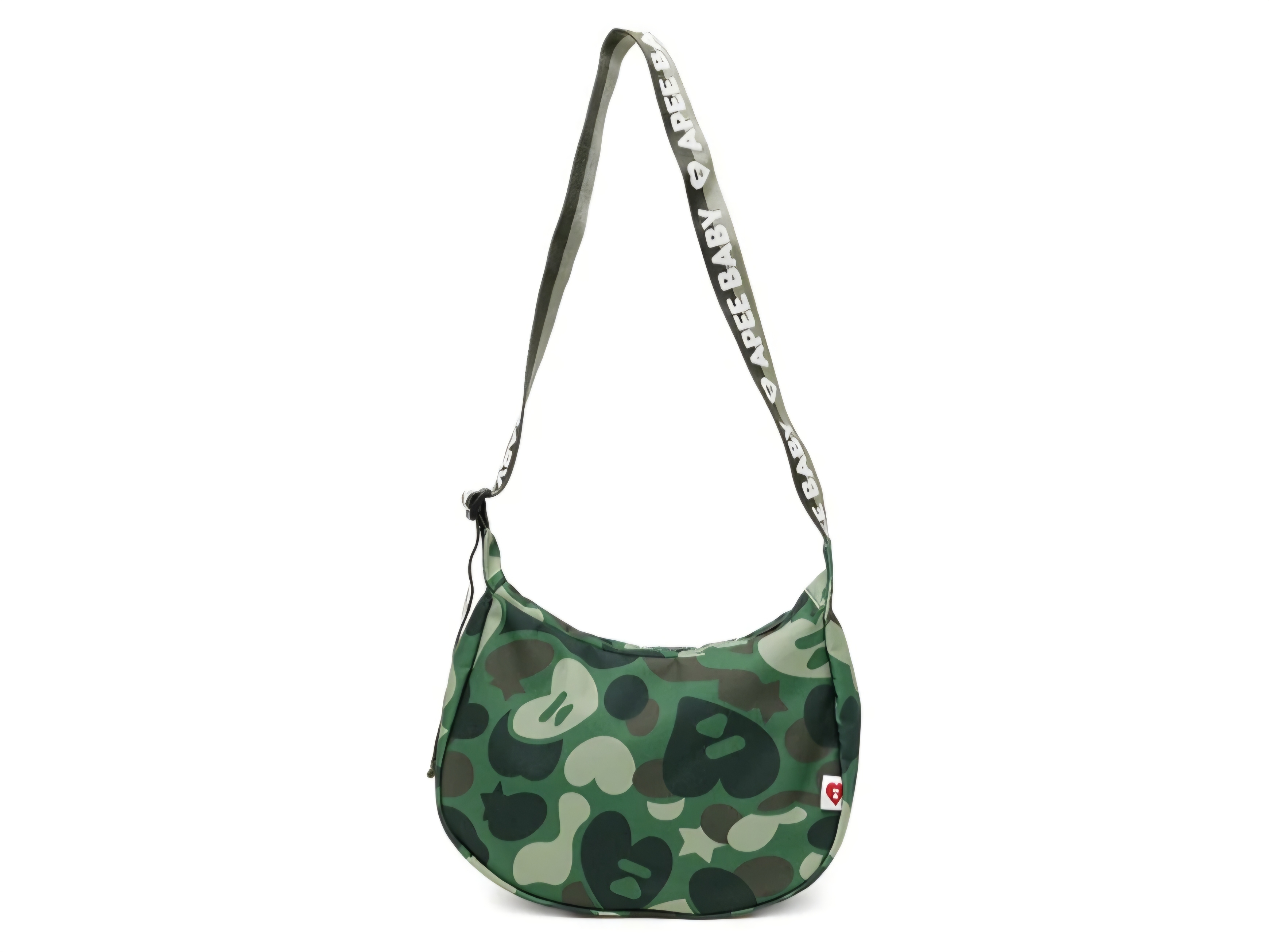 【APEE】HEART BADGE CROSSBODY CAMO MINI BAG #2