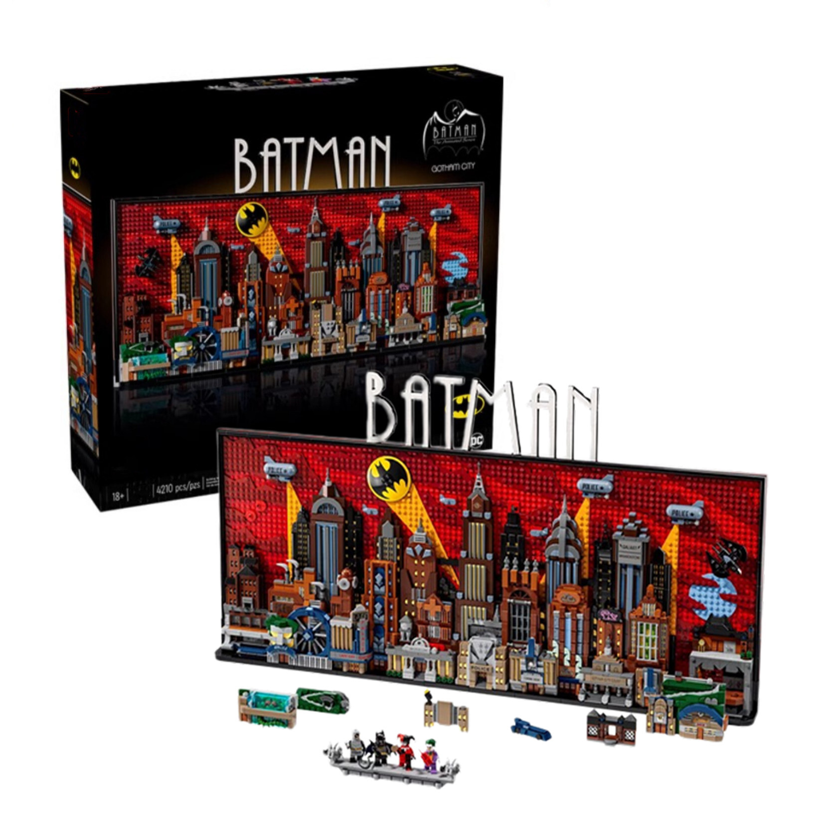 Batman The Animated Series Gotham City Building Set Fit Lego NO BOX NA020
