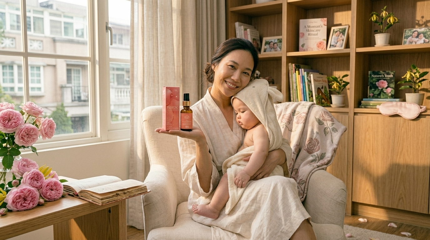 家長以溫和方式護理嬰幼兒嬌嫩肌膚