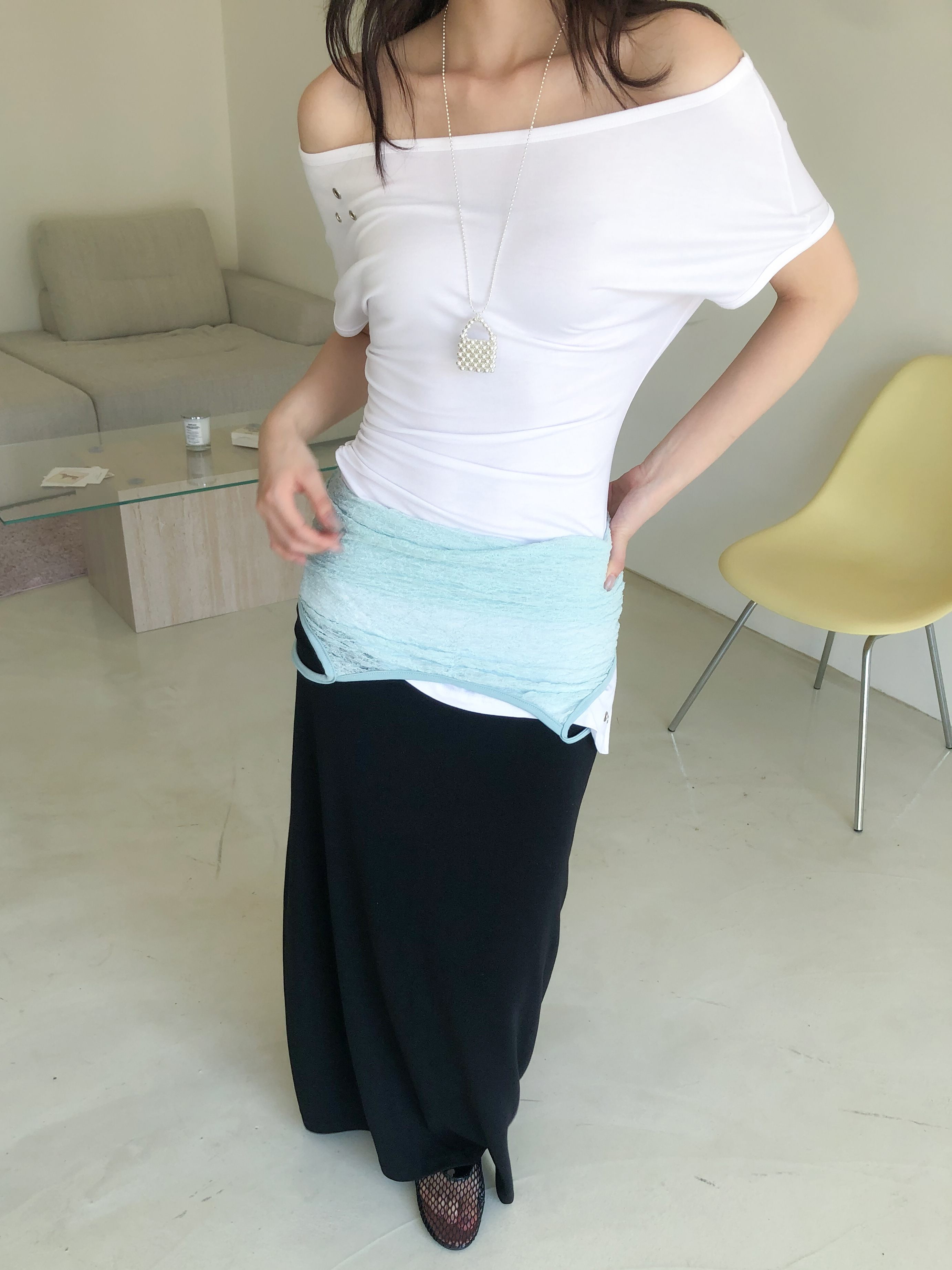 flowy sleeveless tee #背心