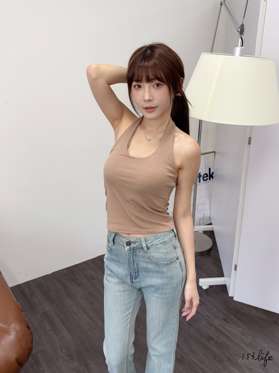 A5🇰🇷甜辣風掛脖露背bra背心(4色)