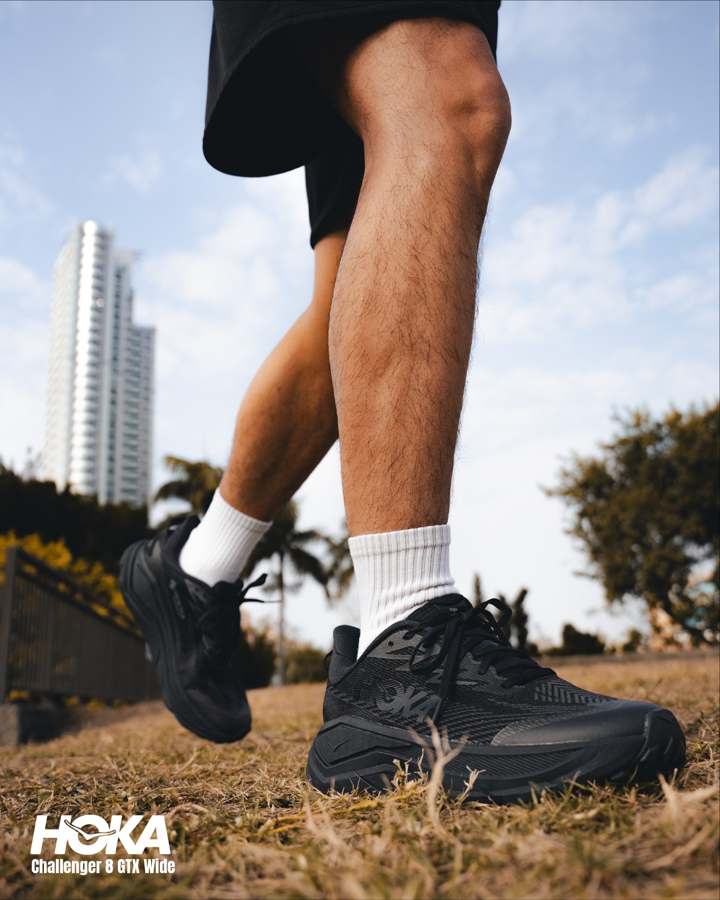 現貨| HOKA CHALLENGER 8 Gore-Tex BLACK 1171958-BBNB
