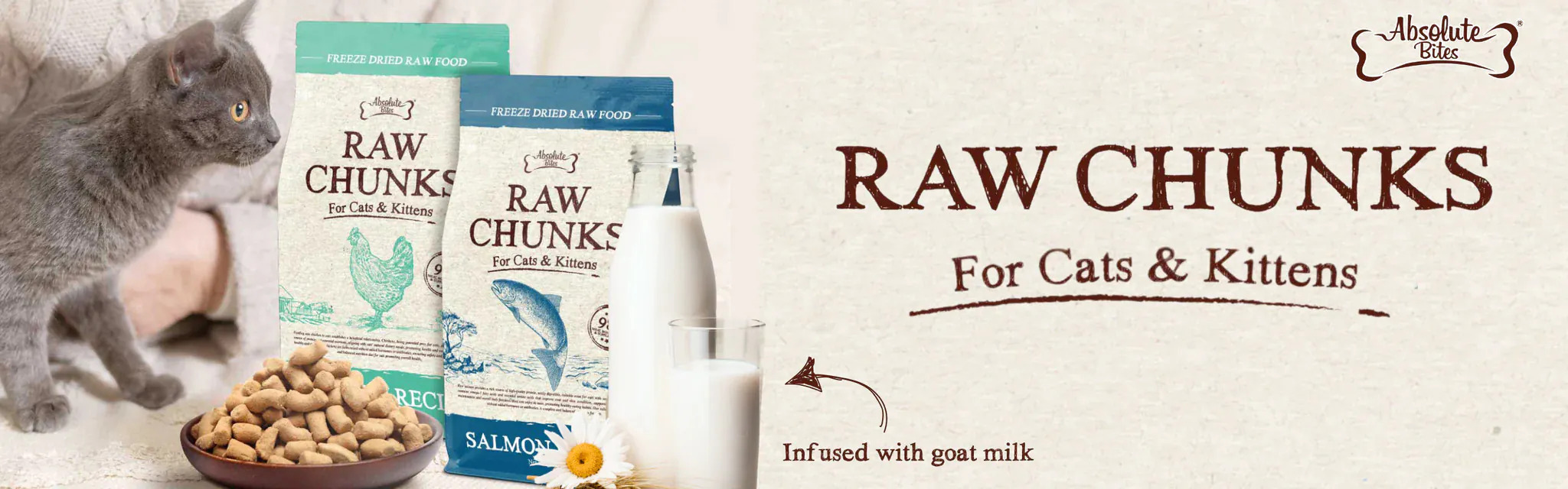 absolute bites raw chunks 凍乾貓糧